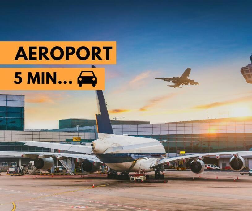 Lumineux, Tout Confort, Wifi & Terrace & Parking Сен-Лоран-дю-Вар Екстериор снимка